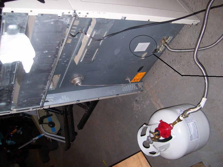 hook up propane heater